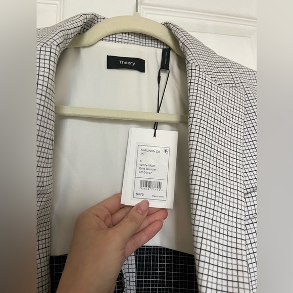 Theory Plaid Blazer - Picture 5 of 6